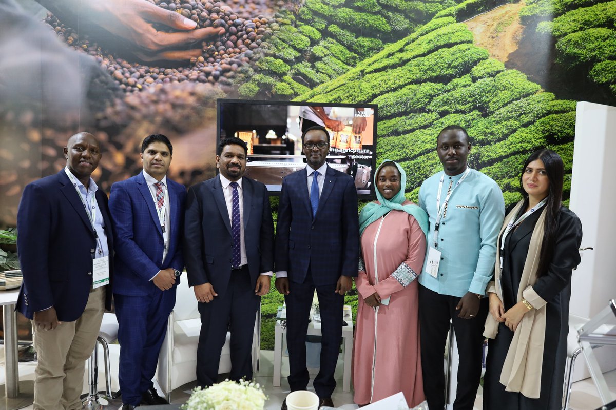 RDBrwanda's tweet photo. Exporters dealing in tea, coffee, horticulture and agro-processing hope to establish new trade connections and exchange knowledge at the exhibition. #SaudiAgriculture https://t.co/Z5pmJupJrE