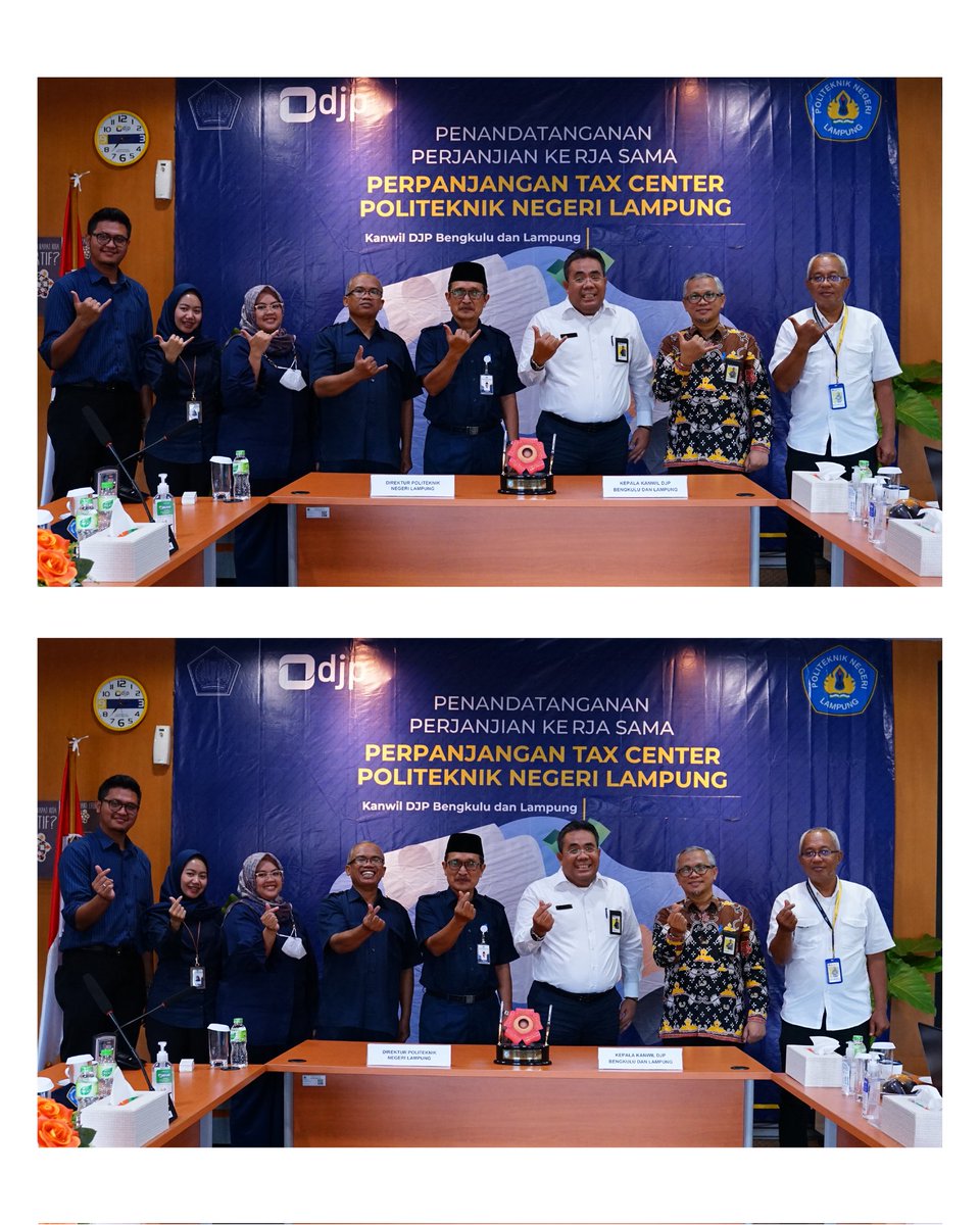 PajakBeLa's tweet photo. Kerja sama ini dimaksudkan untuk memperkuat sinergi dalam hal pengabdian kepada masyarakat khususnya di bidang perpajakan.
@DitjenPajakRI @humaspolinela
#PajakBeLa #Lampung #TaxCenter #sinergi #PKS #KerjaSama #PajakKitaUntukKita #PajakKuatIndonesiaMaju https://t.co/0MdYmDO9T4