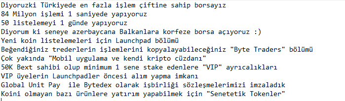 cryptoadept's tweet photo. #Bytedex Borsasının yaptıkları ve yapacaklarını Ceosunun ağzından yazıya dökülmüş hali ve planlanan hedef pazarlar, daha buraya yazamadığım birçok özellik mevcut, kanallarına gelip sizde inceleyebilirsiniz https://t.co/3jYLSIhtPN
 @bytedexofficial @CeoByteDex https://t.co/6KQUbrB1Gv