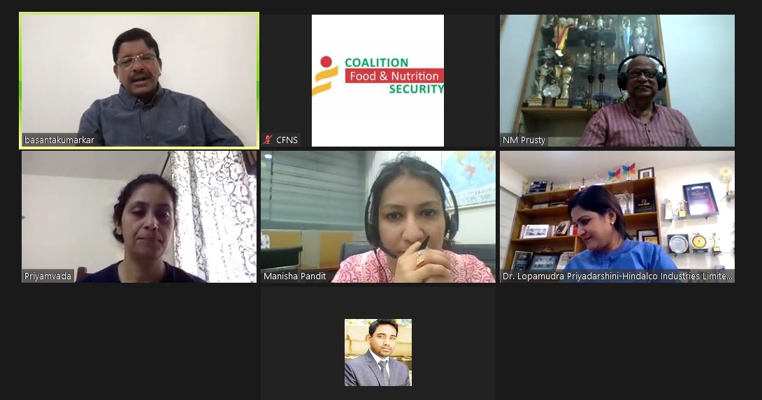 The Coalition for Food and Nutrition Security (@cfnsnewdelhi) on Twitter photo A purpose driven nutrition agenda for the marginalized. An insightful discussion with Utkal Alumina on a RESULTS based nutrition program in Odisha.
In frame: <a href="/lopa3k/">Dr. Lopamudra Priyadarshini</a> <a href="/basantak/">Basanta kumar kar</a>, NM Prusty,<a href="/DrMukeshsahoo22/">Dr.Mukesh sahoo</a> <a href="/Priyamvadaah/">Priyamvada</a> @manisha_pndit <a href="/Bighnaraj1989/">Bighnaraj Behera</a> A purpose driven nutrition agenda for the marginalized. An insightful discussion with Utkal Alumina on a RESULTS based nutrition program in Odisha.
In frame: <a href="/lopa3k/">Dr. Lopamudra Priyadarshini</a> <a href="/basantak/">Basanta kumar kar</a>, NM Prusty,<a href="/DrMukeshsahoo22/">Dr.Mukesh sahoo</a> <a href="/Priyamvadaah/">Priyamvada</a> @manisha_pndit <a href="/Bighnaraj1989/">Bighnaraj Behera</a>