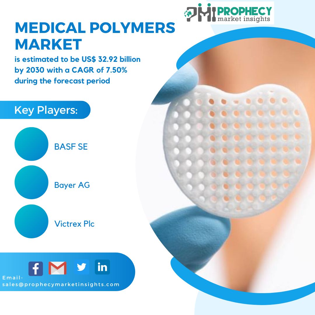 ProphecyMarket's tweet image. Medical Polymers Market is estimated to be US$ 32.92 billion by 2030 with a CAGR of 7.50%.

Top Key Players: @BASF, @Bayer, @EastmanChemCo, @SABIC, @EvonikHP

Emerging Key Players: @BioApply, @farapack, @BioastraTech 

To Know more: bit.ly/3D6tENZ

#medicalpolymers
