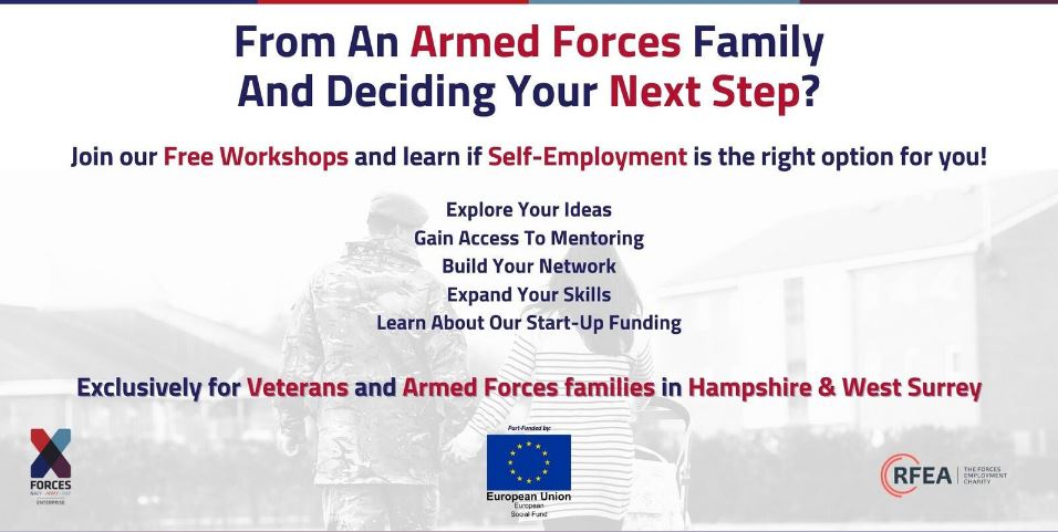 Members of the Armed Forces who are considering setting up their own business can take advantage of a variety of workshops offered by <a href="/XForces/">X-Forces Enterprise</a>
Click here for details about their Self-Employment Discovery and Start-Up Skills workshops: hubs.la/Q01q1slg0
#Startups <a href="/renkapur/">Ren Kapur MBE</a>