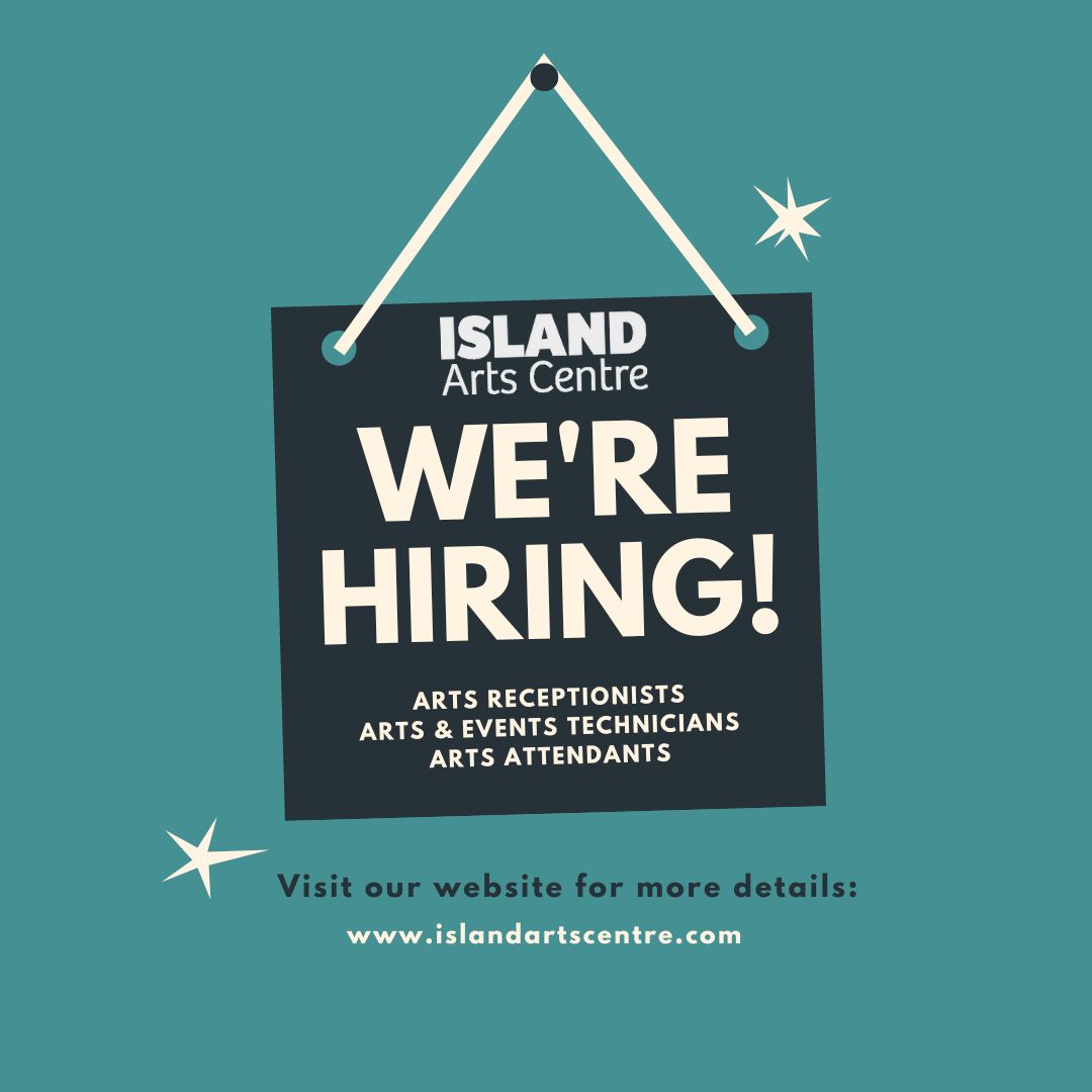 We are delighted to advertise three exciting and dynamic roles within the ISLAND Arts Centre. Come and join our team with full, part time and casual positions available, including: islandartscentre.com/news/job-oppor…