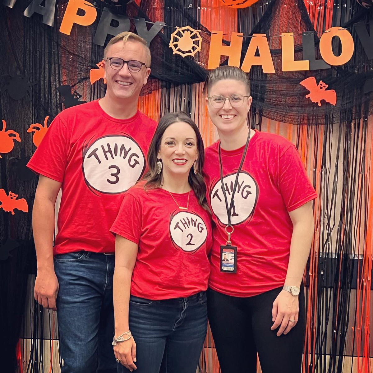 PISD_RISE's tweet photo. Happy Halloween from your @PISD_RISE team! We hope you are enjoying your SPOOOOKY Halloween season! We may be small in numbers but we are one strong team of things! 💪🏼💪🏼💪🏼
#thing1 #thing2 #thing3 All lead by our fearless #motherofallthings! @PISDCI #pisdRISE https://t.co/2WFomkTsN0