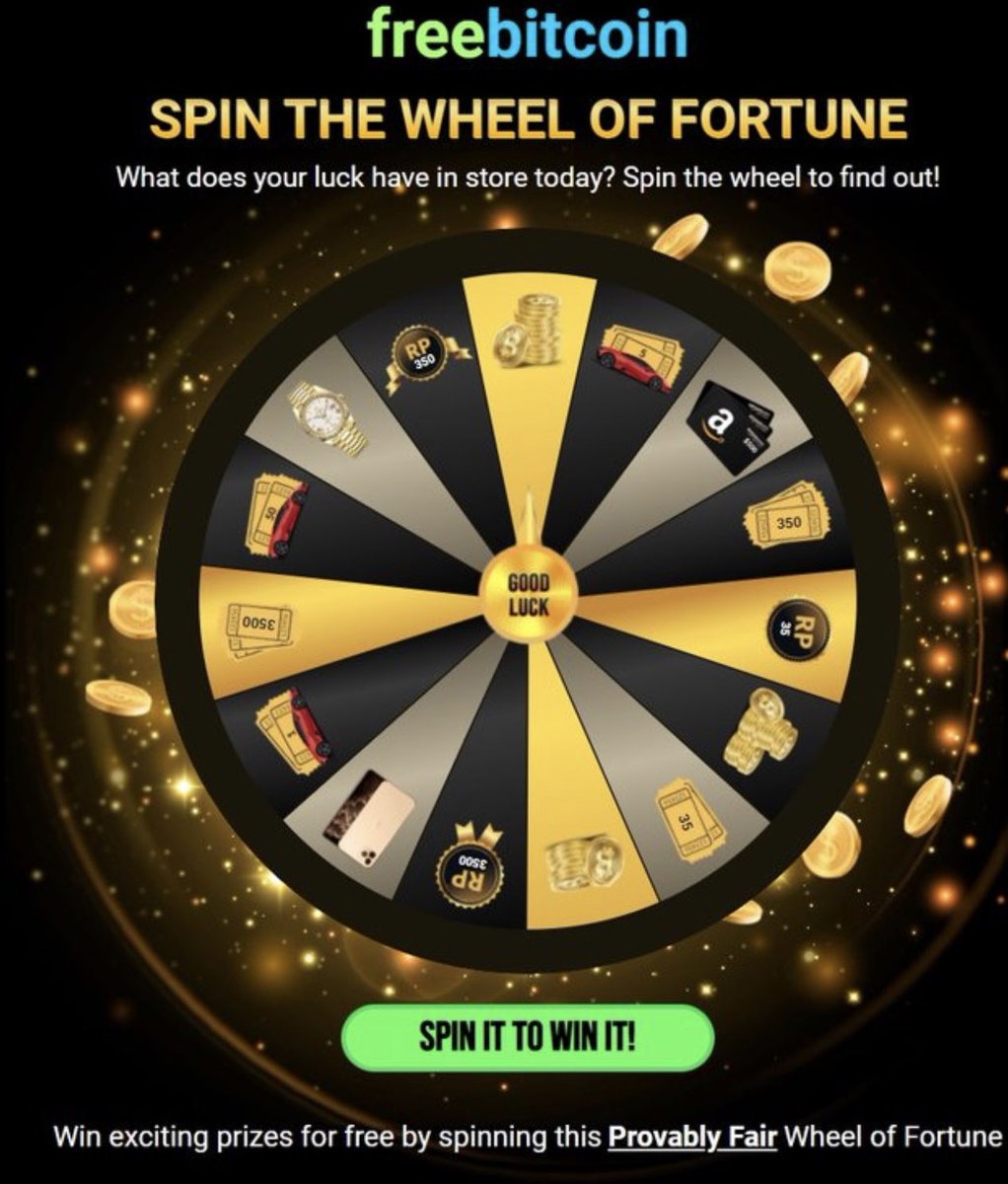 cryptoantlover's tweet photo. Want free Bitcoin and wheels? 💰

This site is 100% legit and gives 5% interest in BITCOIN! Sign up for a chance to win an iPhone with garateened prize(at least 50 satoshis) everyday!

Go to freebitco and type in 50610842 to get even more reward! https://t.co/mnyvLq0Q7Y