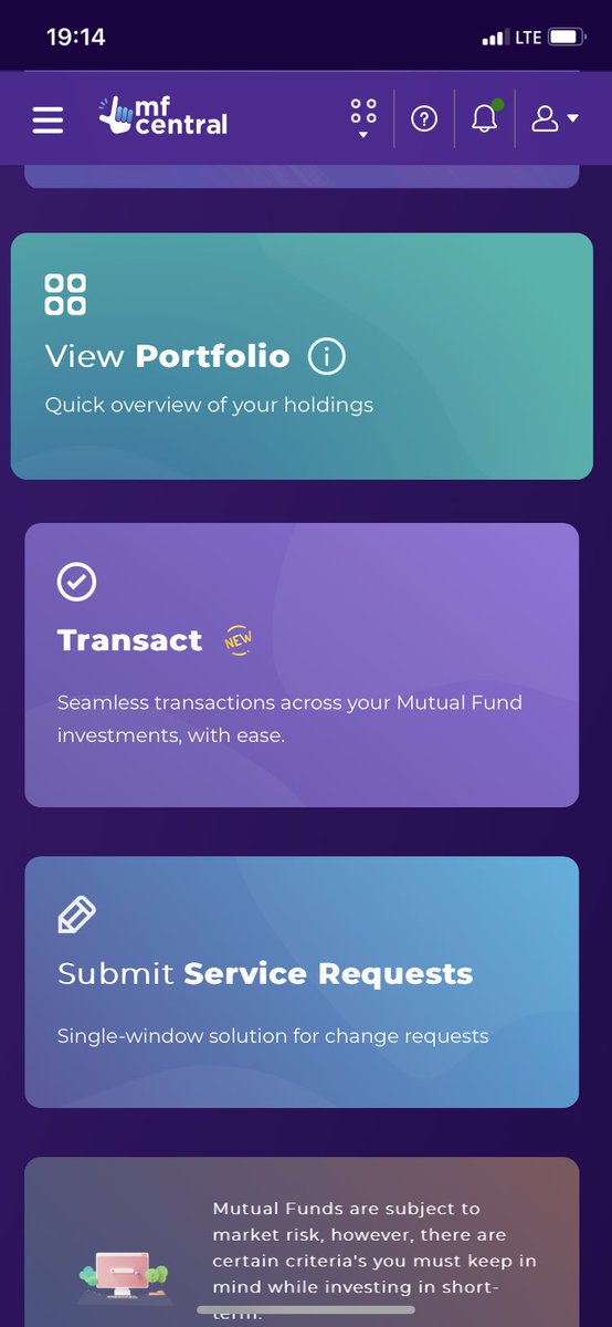 DealsDhamaka's tweet photo. #Mfcentral - All in one mutual funds platform by Karvy & CAMS
You can invest, redeem, SIP in this platform, track investments from direct MF websites (like PPFAS Etc) & also track EFT holdings through demat account like #Zerodha (ITBEES) etc.
#Investing #MutualFunds https://t.co/MBspwfPkll