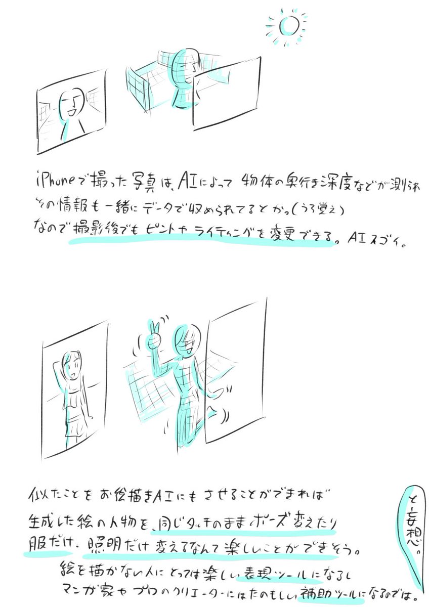 お絵描きAI、こんなになったら楽しいなと言う未来予想 