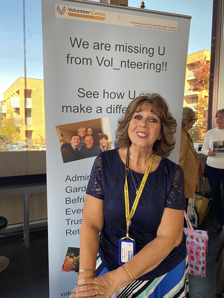 <a href="/jan_scott58/">Jan Scott</a> with <a href="/havering_vc/">Havering VC</a> recruiting volunteers for the voluntary sector in <a href="/LBofHavering/">Havering Council</a> supporting people with Dementia 💕