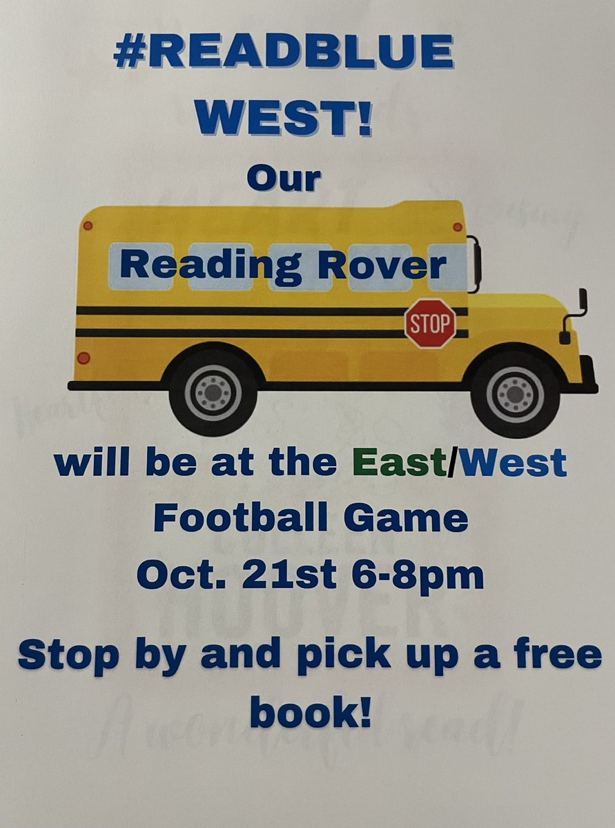Looking forward to handing out some great free reads to our <a href="/WestSenecaCSD/">West Seneca CSD</a> students this Friday! <a href="/westsenecata/">West Seneca TA</a> #ReadingRover #readblue <a href="/coachVast/">Mike Vastola</a>