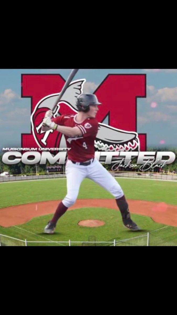 Congratulations to ‘23 OF Jackson Black on his commitment to Muskingum University. The Fighting Muskies are getting a great player and person. Keep up the hard work!!! #reptheK @Jackson_Black4 @MuskieBaseball_ @H_woodBaseball @PBRTennessee @PerfectGameUSA