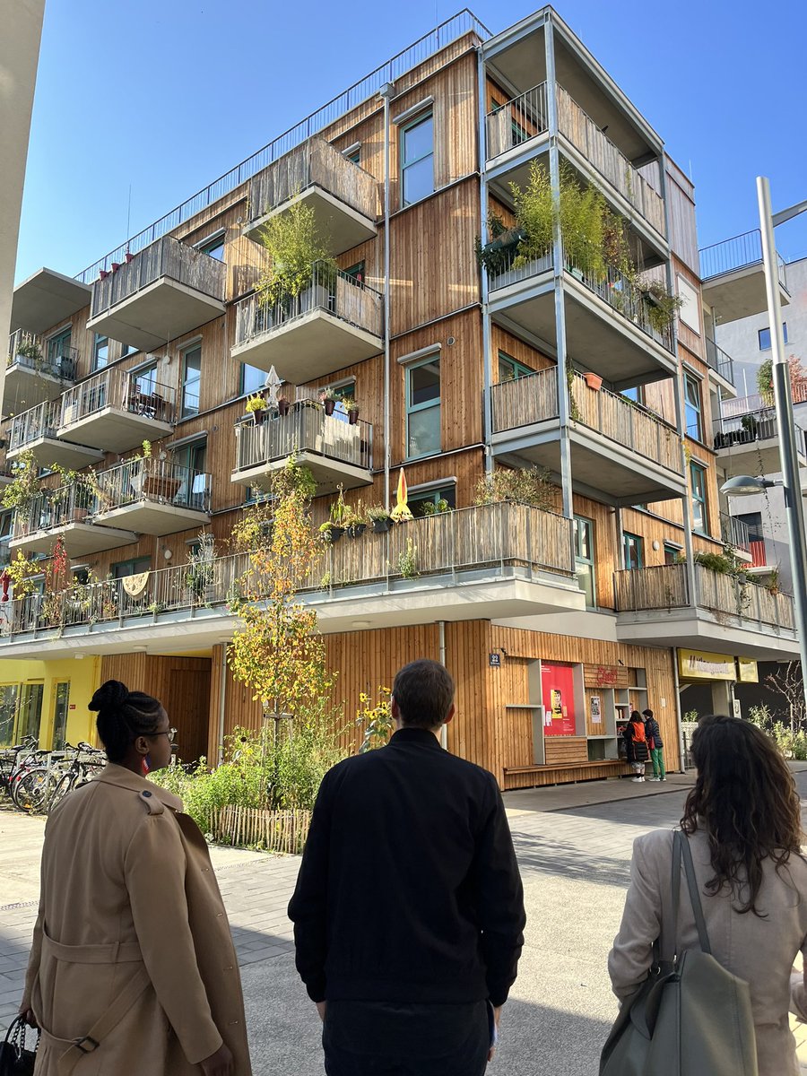 EmilyAssembly's tweet photo. This bldg is totally off the wealth market. Each family pays $56,000 mortgage that they pay down over 40 years. Housing never appreciates money, it depreciates the longer you own the bldg. Vienna society is built around social equity, not wealth equity. #wheninwein https://t.co/h41ECe9Z9U