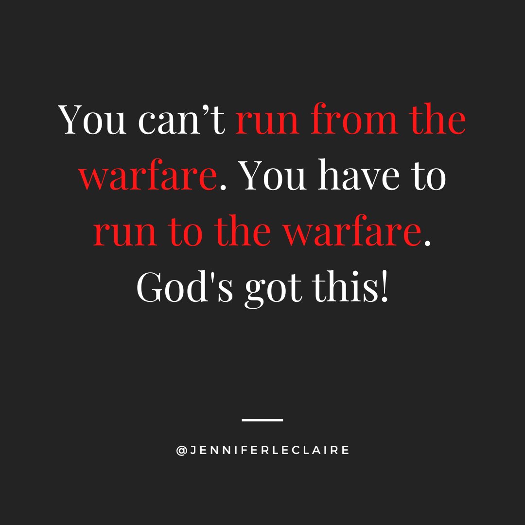 Be sure to run in the right direction! #spiritualwarfare #spiritualattack #runtothebattleline #jenniferleclaire