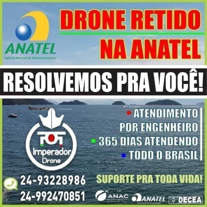 DRONE RETIDO NA ANATEL?