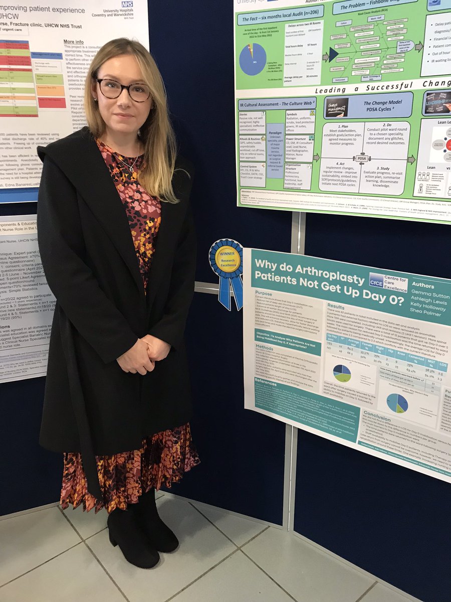 TraceyBrigstoc4's tweet photo. Great day celebrating Centre for Care Excellence truly inspirational !! Our poster award winners ! @CNOEngland @pathway_team @elainepclarke @ninamorganNHS @vickyADN @nhsuhcw https://t.co/A1cU9DTdPx