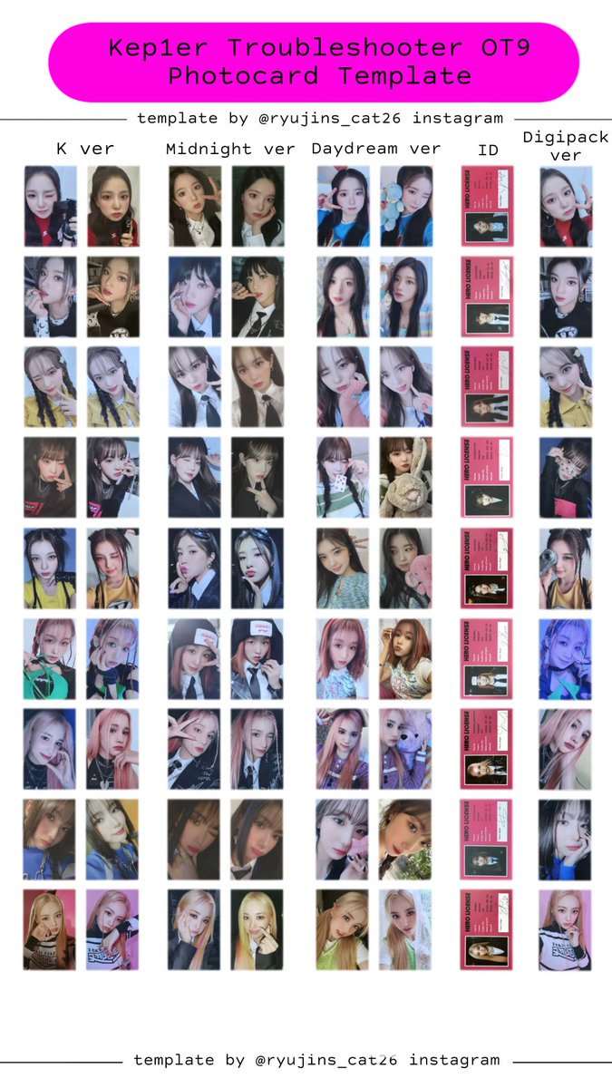 KEP1ER TROUBLESHOOTER TEMPLATES OT9 PCS OT9 IDS OT9 COLLECTION