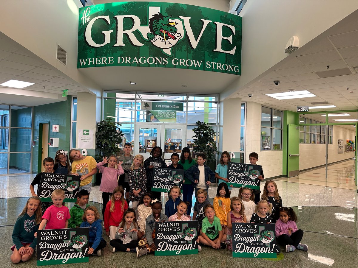 We are so proud of these Dragons for exemplifying KINDNESS which is our core value in our Walnut Grove Dragon Creed. Braggin' on the Dragon First Nine Weeks winners! #DragonProud #InspireExcellence #theGrove