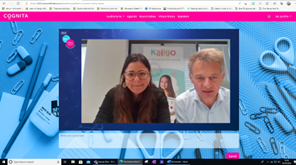 Great day watching #SchooloftheFuture @CognitaSchools @BergamascoCaro @valecapetillo I have been listen our great colleague @ATorrens84 from Cognita Asia. Also I have been learning from @KaligoApps_EN with his founder how to use the app!