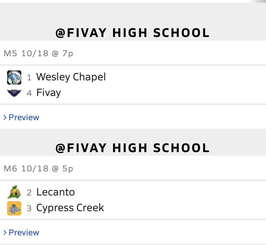 FivayV's tweet photo. Tonight’s District Semifinals @ Fivay HS. Come support your teams!!! ⁦ https://t.co/LZl7LhNqPB