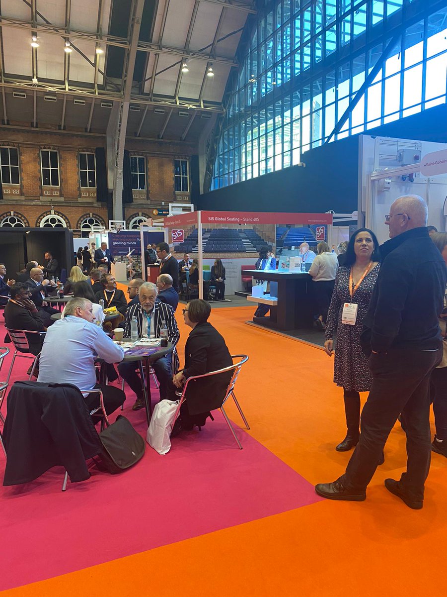 SISseating's tweet photo. We've had a great first day at this year's Educational Estates expo but it's not over yet! The team will be on stand 405 at Manchester Central until 6pm if you'd like to discuss your seating requirements. #specialistsinseating https://t.co/n5QCh0xAK2