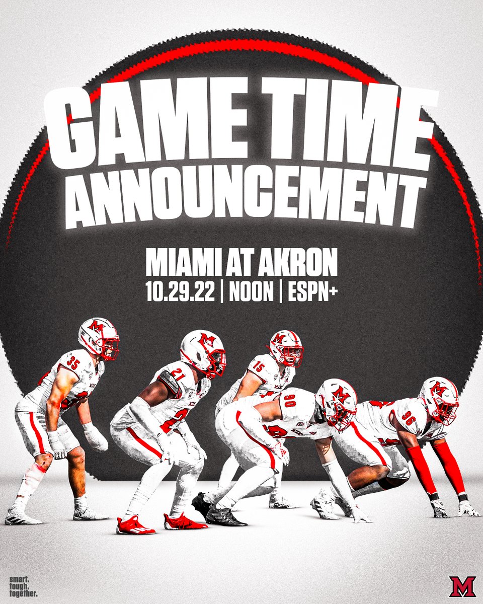 🚨GAME TIME ANNOUNCEMENT🚨 Our game against Akron on October 29th will start at Noon! #RiseUpRedHawks | 🎓🏆