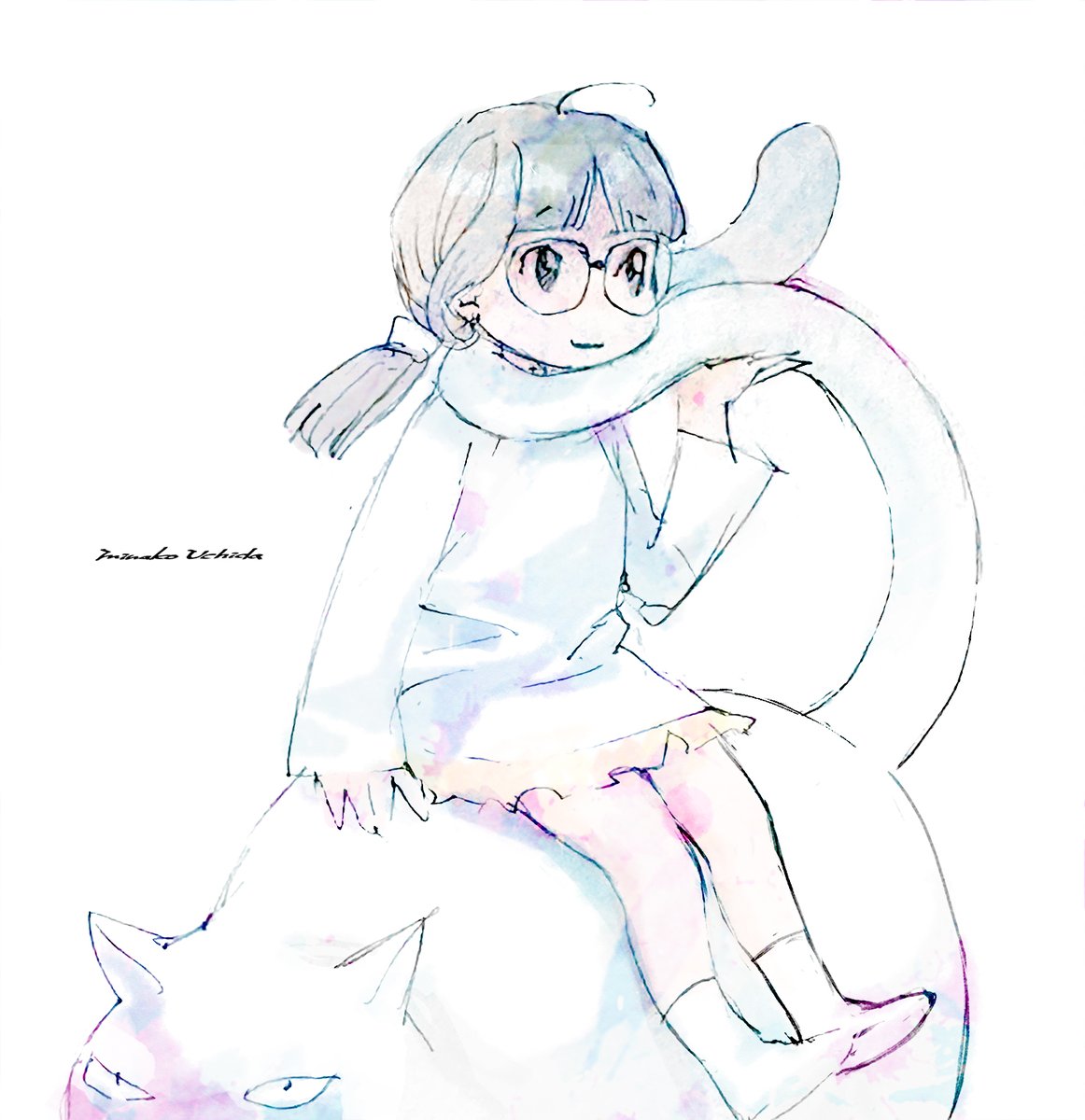「重くないっていうからさー 」|内田美奈子のイラスト
