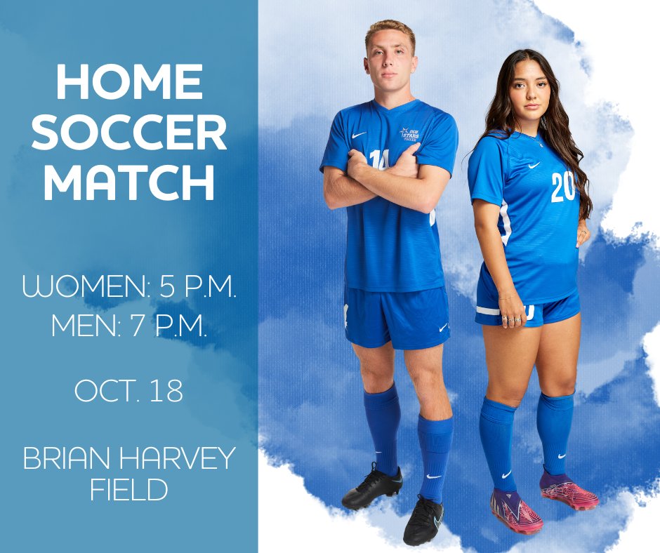 It's game day for the OCU men's and women's soccer teams! Join us TONIGHT at Brian Harvey Field beginning at 5 p.m. to see our Stars take on Southwestern Christian.