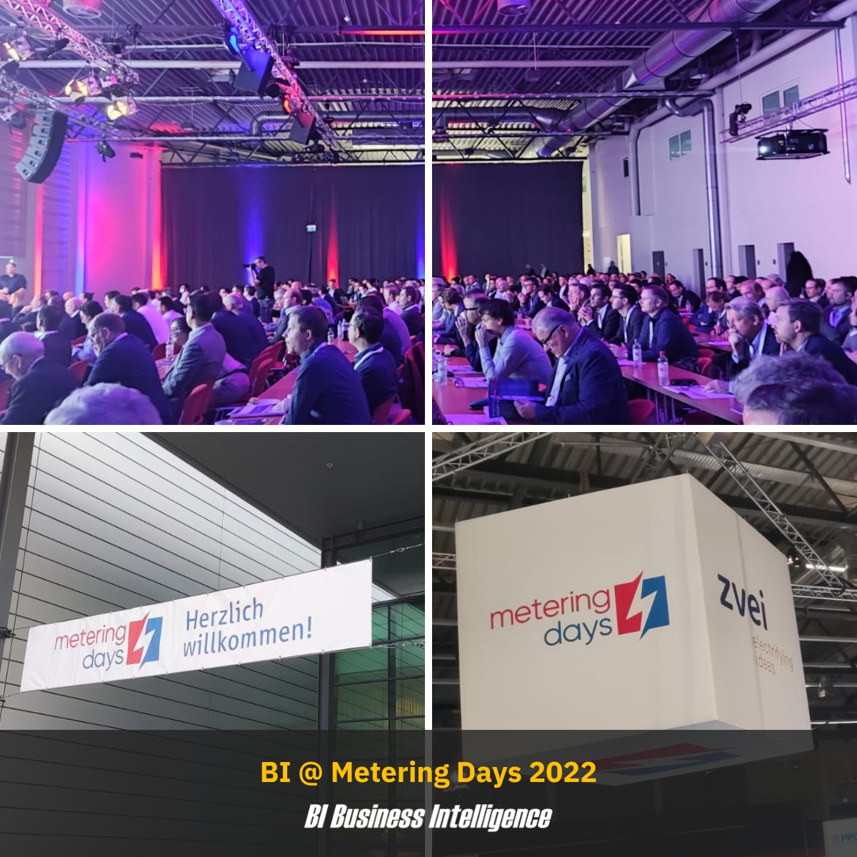 bi_business's tweet photo. Wir blicken auf die #MeteringDays2022 zurück und bedanken uns bei ZVEI-Services GmbH für eine gelungene Veranstaltung.
Wir nehmen wertvolle Marktimpulse für unsere Produktstrategien mit, um #Messstellenbetreiber passende Softwarelösungen aus unserer #Cloud bereitzustellen. https://t.co/G6XuMRicX7