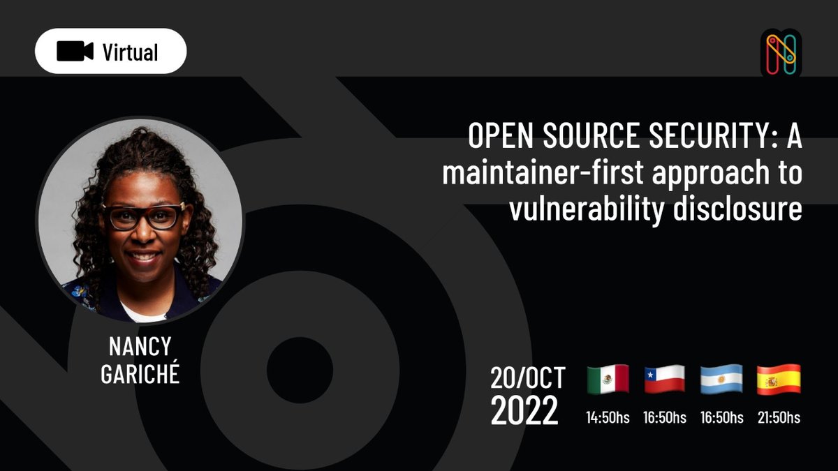 nerdearla's tweet photo. 🔥 Tremendas las charlas que se vienen en el #trackSEC 🔒 de #nerdearla!
✨ Ya las sumaste a tu agenda en https://t.co/34vefB8lUA?
🎙 No te pierdas a Bruce Schneier, Nancy Gariché, @gemanor y @lrargerich en la 9na edición de Nerdearla! https://t.co/lIeW3RsIUt
