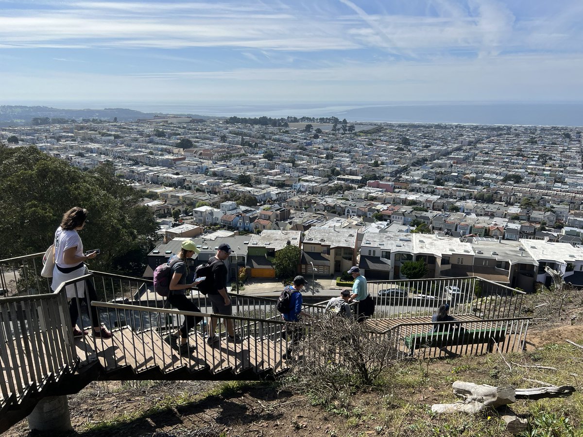 DavidGallagher's tweet photo. Yesterday I was asked, “What’s your perfect day in San Francisco?” I’m not much at sound bites, but I said it was when I discover something new. The walk on the SF Cross Town Trail really did that for me, taking me places I hadn’t been in years. Thanks @AllOutSF #AllOutSF https://t.co/EsCuBT35dY