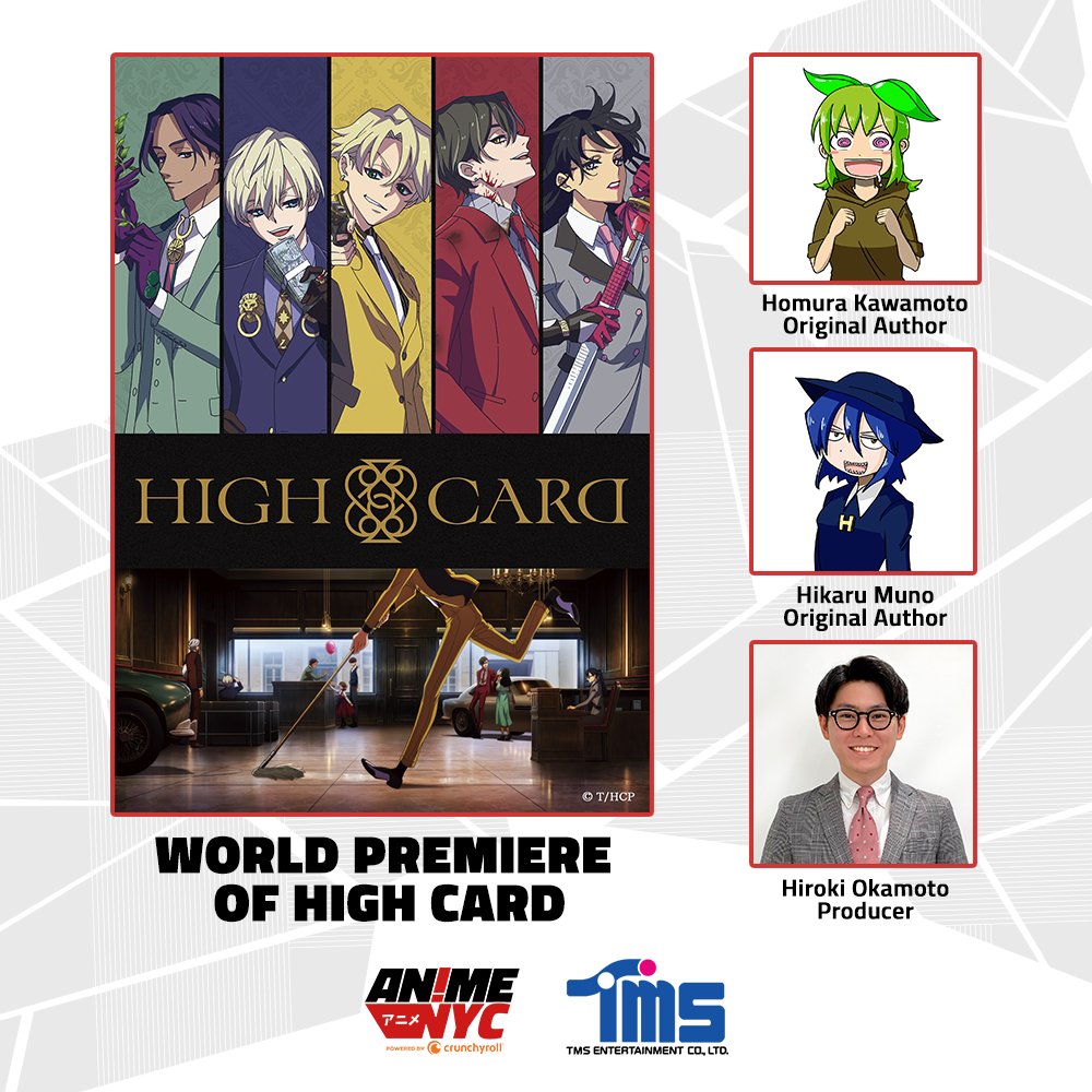 Series HIGH CARD: ♢9 No Mercy has the same original creator of the story,  Homura Kawamoto.