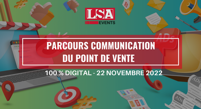 LSA vous invite à son événement 100% digital : Parcours Digital Communication Du Point De Vente. 
Comment définir une stratégie de communication efficace et optimisée ? 
Rdv le 22 novembre prochain pour avoir la réponse à cette question.
Inscrivez-vous : bit.ly/3CTEner