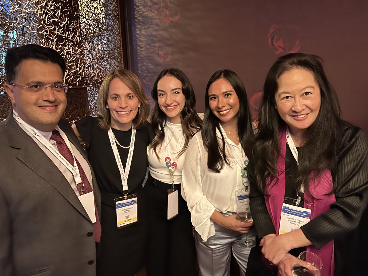 🙏🙏 for hosting us ⁦<a href="/TsengJennifer/">Jennifer F Tseng MD MPH</a>⁩ ⁦<a href="/BMCMedicine/">BMC Medicine</a>⁩ ⁦<a href="/BMCSurgery/">BMC Surgery</a>⁩ ⁦<a href="/The_BMC/">Boston Medical Center</a>⁩ reception ⁦<a href="/AmCollSurgeons/">American College of Surgeons</a>⁩ #ACSCC2022 ⁦<a href="/EmilyWinslow4/">Emily Winslow</a>⁩ ⁦<a href="/nadiasamaha_/">Nadia Samaha</a>⁩ ⁦<a href="/gumedcenter/">GU Medical Center</a>⁩ ⁦<a href="/GUMedicine/">Georgetown Medicine</a>⁩ ⁦<a href="/SSATNews/">SSAT</a>⁩