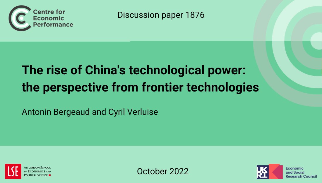 CEP_LSE's tweet image. Using patent data @a_bergeaud and @CyrilVerluise show China has already overtaken Europe and Japan in its contributions to innovative and novel technology and is catching up with the US. 
Read: ow.ly/lHIt50Lc2VF