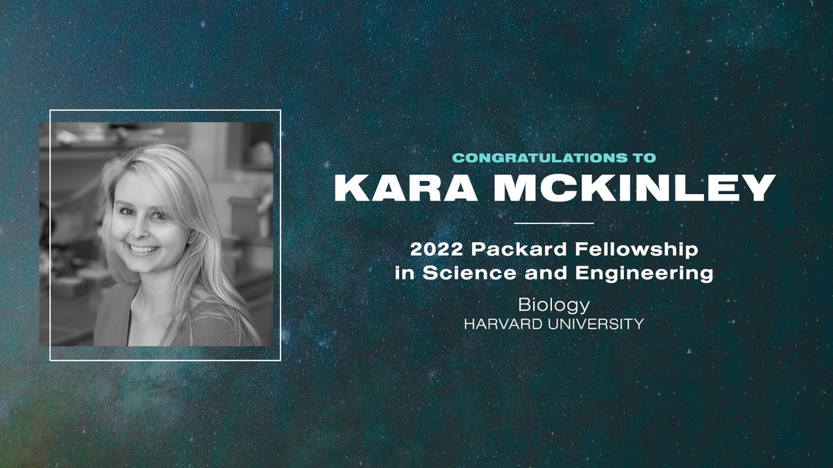 Congratulations @karalmckinley for being named one of the @PackardFdn 2022 Fellows! #PackardFellows hscrb.harvard.edu/news/kara-mcki…