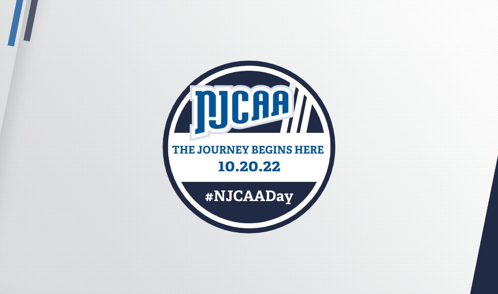 𝙏𝙝𝙚 𝙅𝙤𝙪𝙧𝙣𝙚𝙮 𝘽𝙚𝙜𝙞𝙣𝙨 𝙃𝙚𝙧𝙚 The @NJCAA is proud to celebrate the sixth annual #NJCAADay! Join the association today as it aims to shine a spotlight on the stories of triumph and success that have come from the association each year since its inception in 1938.