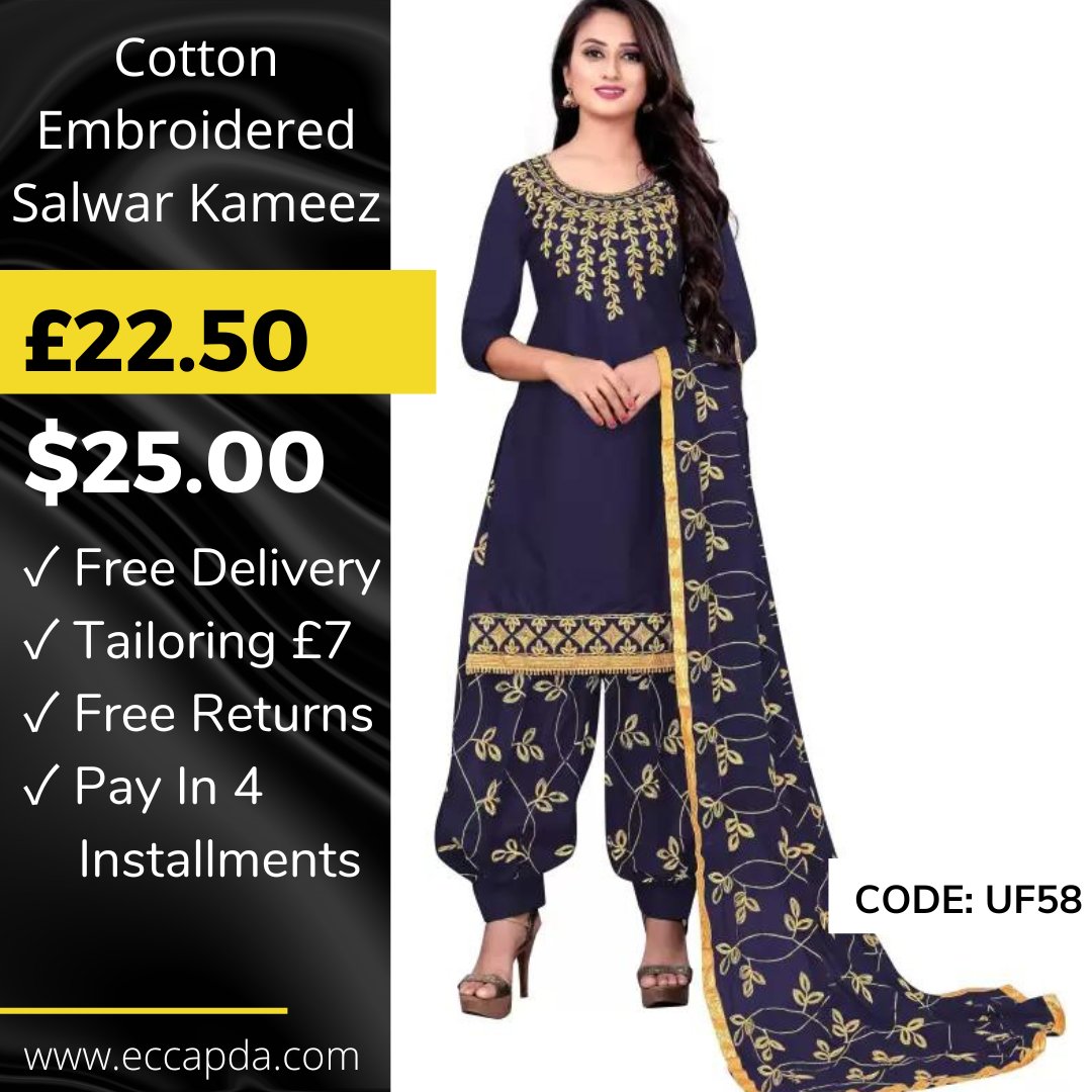 eccapda's tweet image. #Punjabi_Suits_London_United_Kingdom #Pakistani_Fashion #Indian_Fashion #Lengha_Choli #Wedding_Wear #Free_shipping #UnitedStates #UnitedKingdom #Canada #Australia #londonuk #Bradford #ManchesterUnited 

Buy Now: eccapda.com