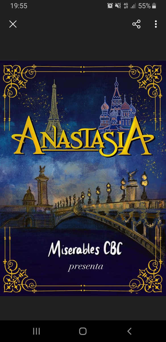 ApaCBCmadrid's tweet photo. Queridas #familias 👨���👩‍👧‍👧 las próximas funciones que el equipo de #MiserablesCBC ofrecerá del nuevo #Musical 💃🕺#Anastasia en el @buenconmadrid serán el 22 y 29 de octubre
Podeis reservar la entrada en: https://t.co/lMY3kS1HzB https://t.co/sGl3xhj4Lt