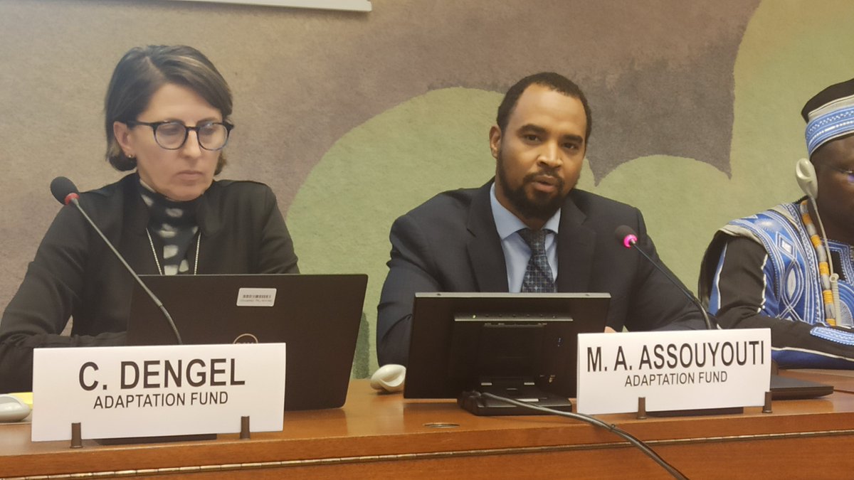 adaptationfund's tweet photo. At #GlobalWorkshop on water,agriculture& #climatechange, AF's @assouyouti &Cristina Dengel presented the Fund's regional funding window&findings from its transboundary adaptation study. AF's implementing entities @OSS_Comms,@AgendaCAF, @WMO&VoltaBasinAuthority shared experiences. https://t.co/cCa530AFvL