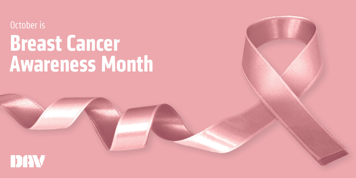 Did you know that veterans have a significantly higher rate of certain cancers than those who haven’t served? Around 700 women #veterans are diagnosed with breast cancer by the VA annually. 

#breastcancerawarenessmonth #breastcancer #DAV #Veterans #femaleveterans