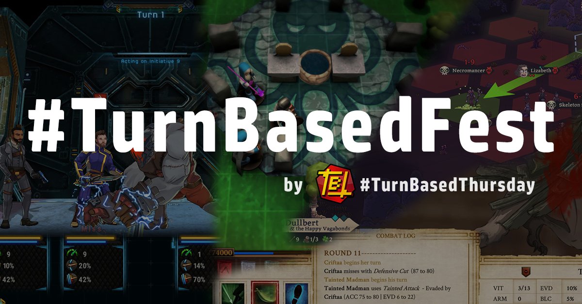 🚨BIG NEWS🚨

December 8th-12th will be the first ever #TurnBasedFest, an online festival for the people who make, play, and love turn-based video games.

We'll be featuring ~60 content creators, 100+ games, a Steam sale, &amp; more! 

Want to be included? See below!👇 Please 🔁RT!