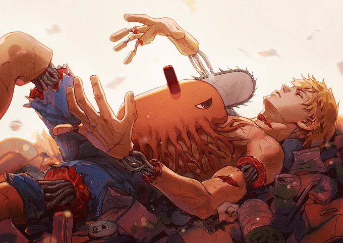 letting out ep 1 feels  #chainsawman 