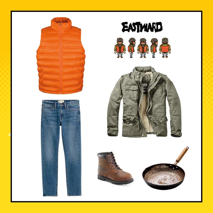 Halloween costume ideas on a budget?
WE GOT YOU! 💛

The starter pack for any @eastwardgame fan is ready: 