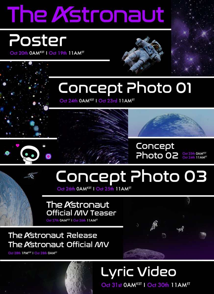 #진 #Jin 'The Astronaut' Promotion Schedule #TheAstronaut