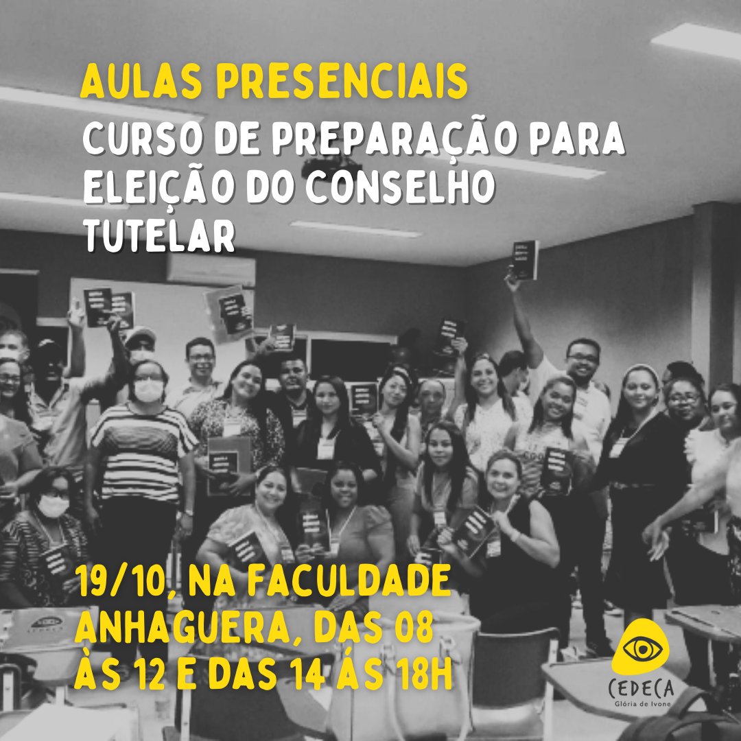 CEDECA_TO's tweet photo. Opa! Mais uma formação vai acontecer amanhã! Os educandos/as do Curso de Preparação para eleição do Conselho Tutelar vão ter aulas presenciais com a nossa equipe lá na faculdade Anhanguera.😆📚
#Cedecato https://t.co/mP1plIz8aS