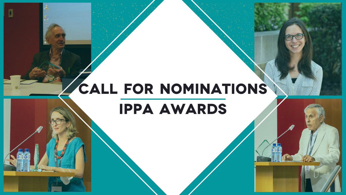 📢The Call for Nominations for the IPPA Awards is now open. IPPA is accepting nominations for its awards in the following 4 categories: Career, Best Book, Transition and Developing Economies, and, Early Career Research.
Nomination Guidelines➡️ bit.ly/3D6AGlP