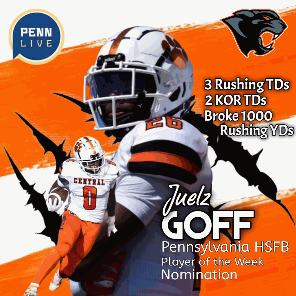 Voting for Juelz closes at 11 am tomorrow!! DON'T FORGET TO VOTE 🏈🏈 pennlive.com/highschoolspor…