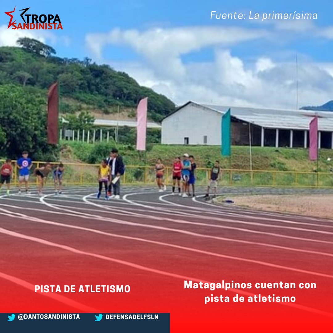 Matagalpinos cuentan con nueva pista de atletismo
#Nicaragua
#2022PuebloVictorioso