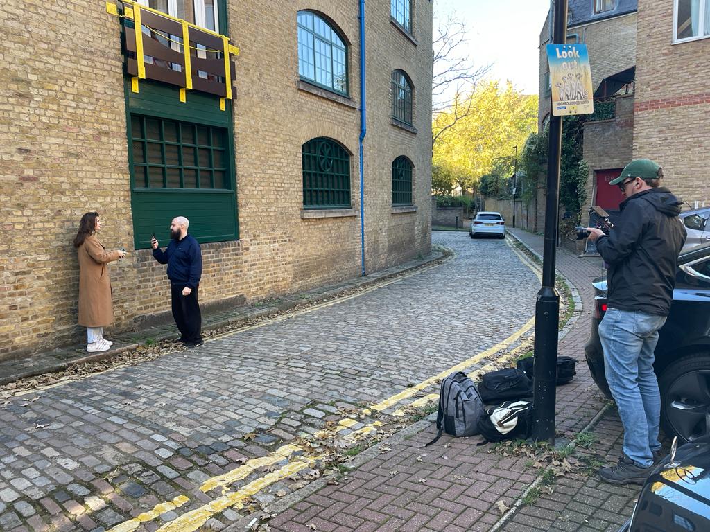 Filmed a heap of comedy sketches in London today.

A great day with @beth_tremlett <a href="/AbbyLCarter/">Abby Carter</a> <a href="/Paul_C_Rogers/">Paul C Rogers</a> @nicolakelleher <a href="/HarryMcBride_/">Harry McBride</a>  🎥🎥