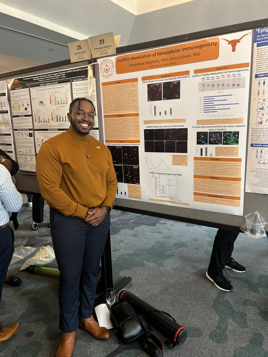 Scientists Who Lift (@scientistslift) on Twitter photo Finally got to make a poster and talk about the work I did while at <a href="/UTAustin/">UT Austin</a> grateful for the opportunity @Sullivan_Lab gave me while I was there and grateful for the future opportunities with <a href="/BWFUND/">Burroughs Wellcome Fund</a> <a href="/stevendamolab1/">Damo Lab at Fisk University</a> <a href="/AtHinton/">Hinton Laboratory at Vanderbilt</a> Finally got to make a poster and talk about the work I did while at <a href="/UTAustin/">UT Austin</a> grateful for the opportunity @Sullivan_Lab gave me while I was there and grateful for the future opportunities with <a href="/BWFUND/">Burroughs Wellcome Fund</a> <a href="/stevendamolab1/">Damo Lab at Fisk University</a> <a href="/AtHinton/">Hinton Laboratory at Vanderbilt</a>