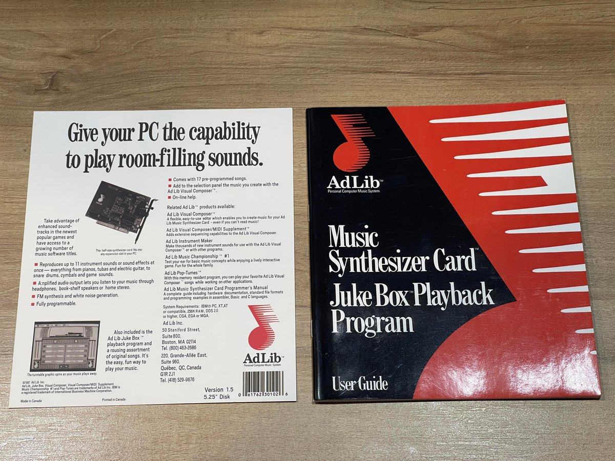 RgRDev's tweet photo. Got the legendary ISA sound card and new printed manual and the poster from @info_JT_Studio_ . 
WoW!!!!

#retrogaming #retrocomuting #isa #pcgaming https://t.co/nH7J2WJfjg
